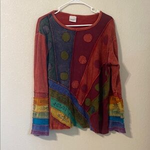 Greater Good Boho long sleeve shirt